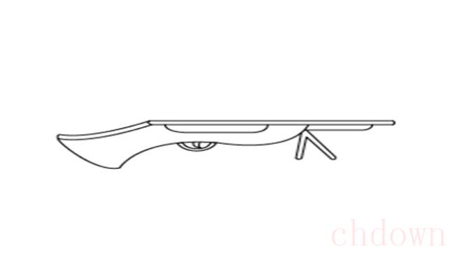 玩具枪,简笔画,日常用品