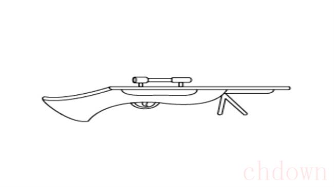 玩具枪,简笔画,日常用品