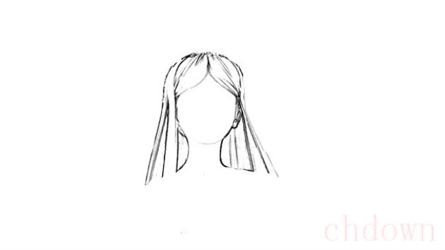 怎么画冰公主简笔画