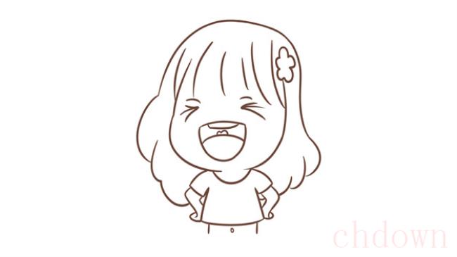 表情包小人,人物,简笔画
