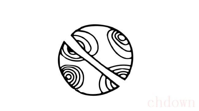 月球简笔画,月球,简笔画