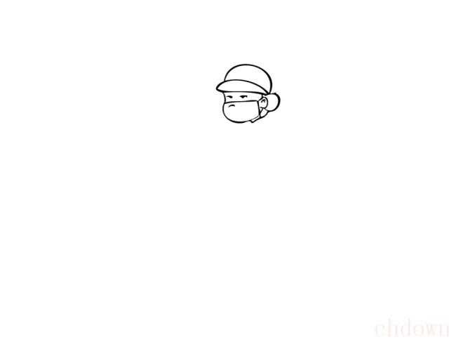 环卫工人怎么画