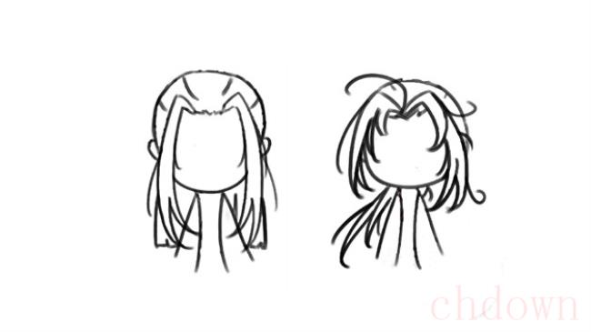 魔道祖师q版,简笔画,生活常识