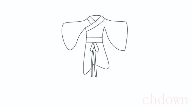 汉服,服饰,简笔画