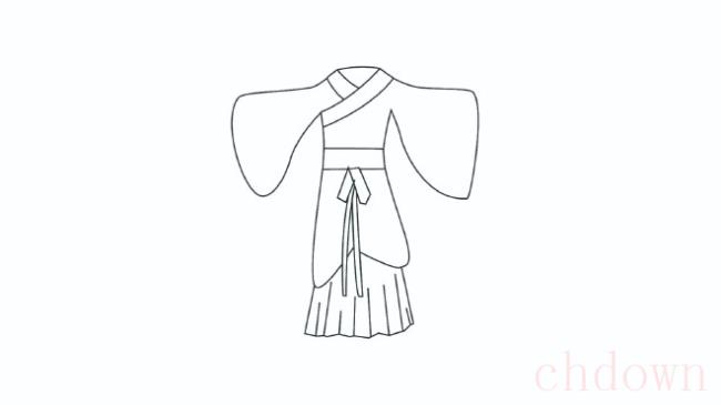 汉服,服饰,简笔画