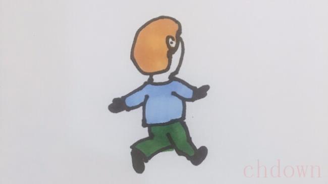 背影,人物,简笔画