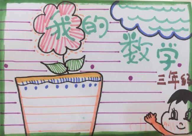 数学,学习,手抄报