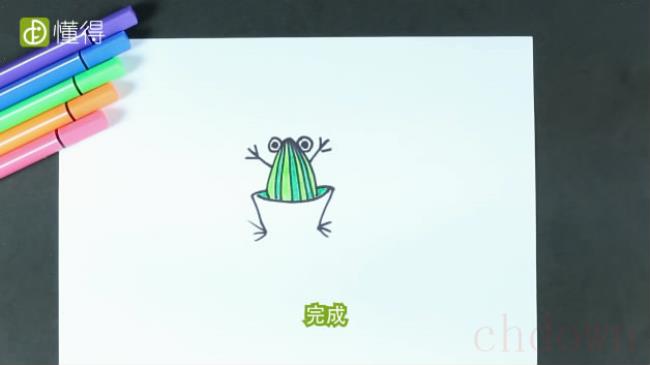 青蛙,动物简笔画,简笔画