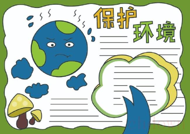 保护环境,环境,手抄报