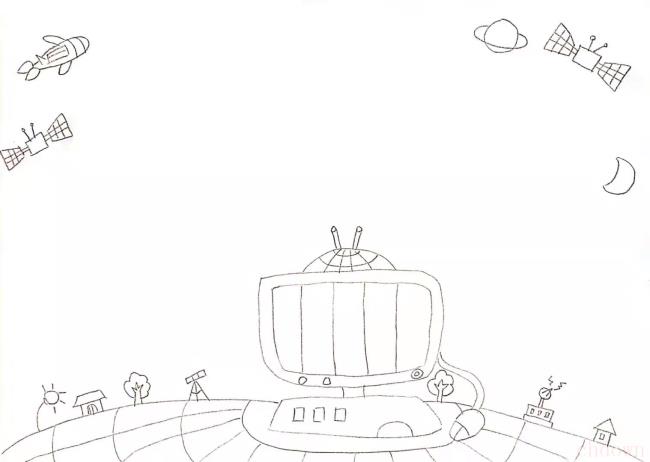 科技节手抄报怎么画好看