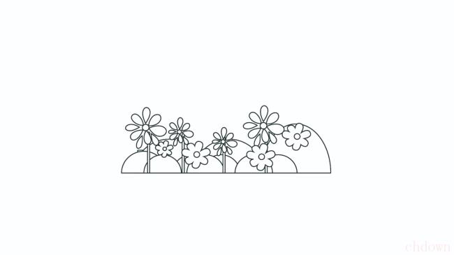 花园简笔画