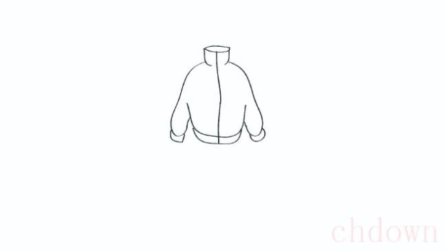夹克衫,服饰,简笔画