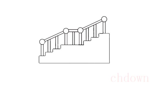 楼梯,建筑物,简笔画