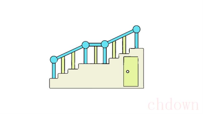 楼梯,建筑物,简笔画