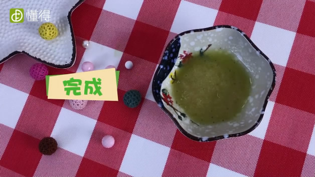 六个月宝宝食谱-混合搅拌匀即可