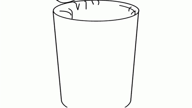 怎样画垃圾桶