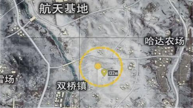 和平精英雪地防空洞在哪