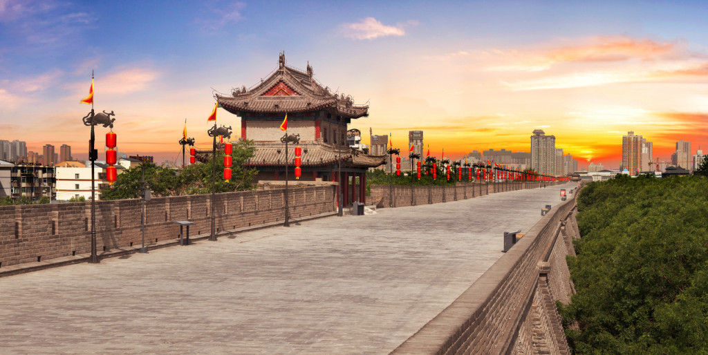 西安城墙,西安,旅游