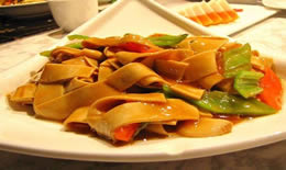 尖椒干豆腐的做法