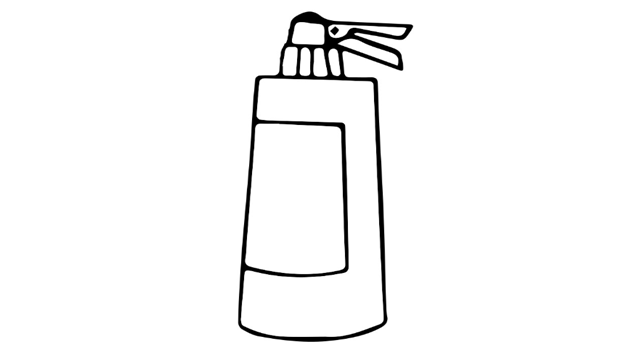 灭火器简笔画