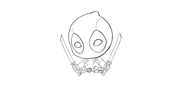 死侍简笔画