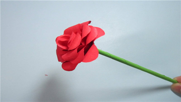 怎么折玫瑰花