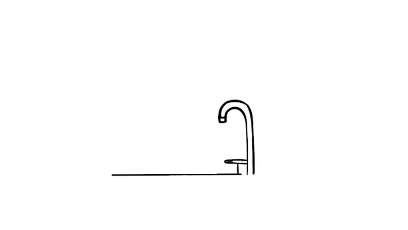 洗碗简笔画