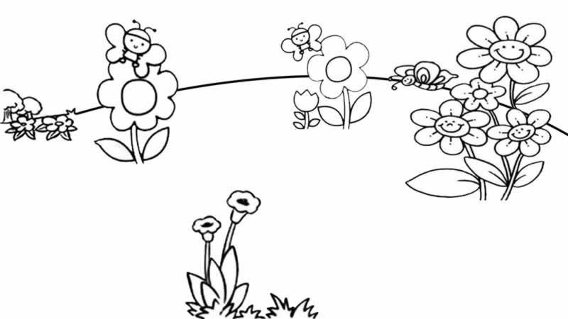 花园简笔画