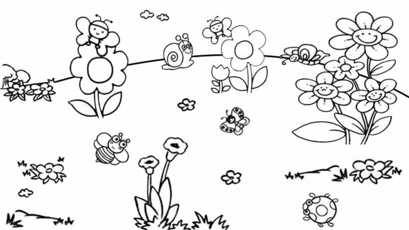 花园简笔画