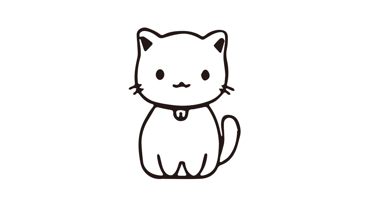 小猫咪怎么画