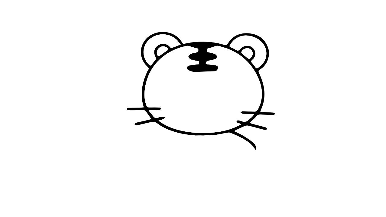 小老虎怎么画