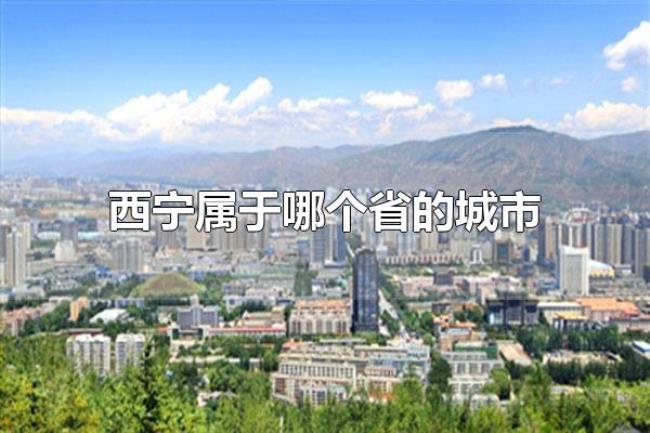 西宁属于哪个省的城市（西宁属于青海省）