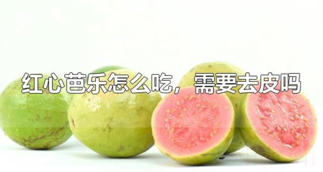 红心芭乐怎么吃，需要去皮吗（红心芭乐有哪些营养物质）