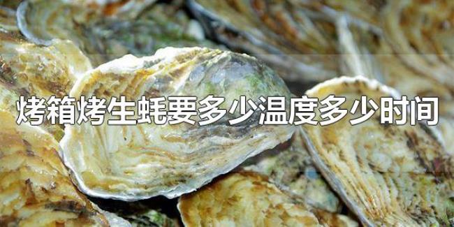 烤箱烤生蚝要多少温度多少时间(烤生蚝的口味) 烤箱烤生蚝要多少温度多少时间(烤生蚝的口味)