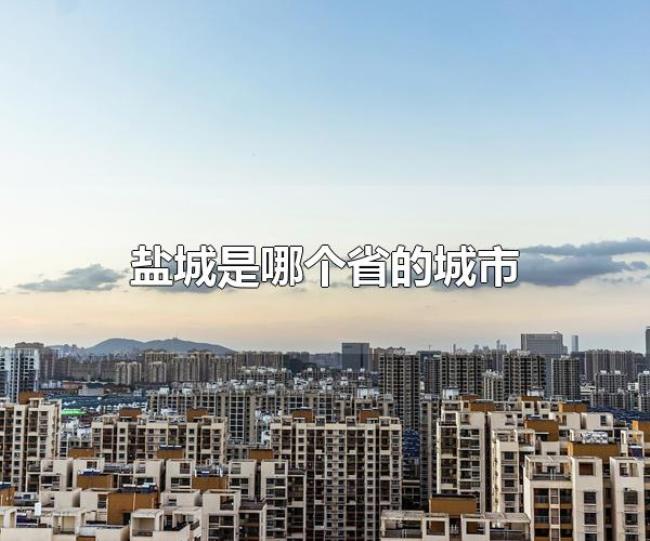 盐城是哪个省的城市（盐城是江苏省的城市）