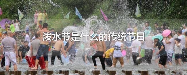 泼水节是什么的传统节日 泼水节是什么的传统节日