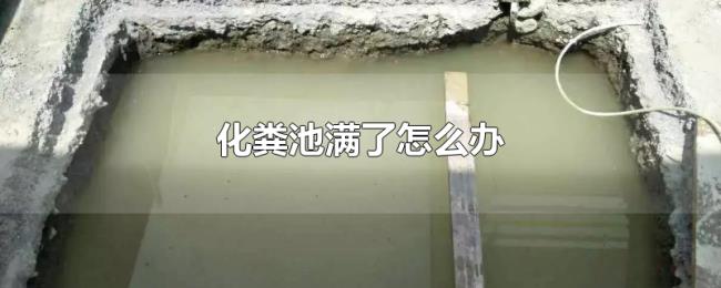 化粪池满了怎么办 化粪池满了怎么办