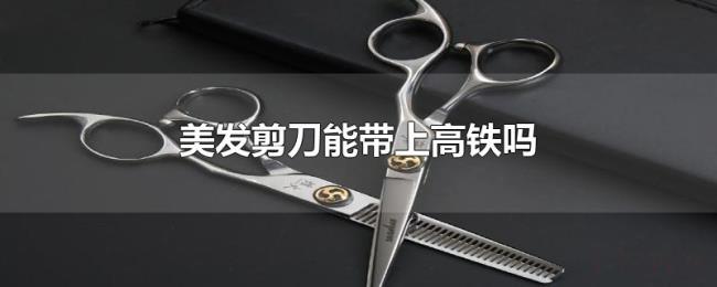 美发剪刀能带上高铁吗