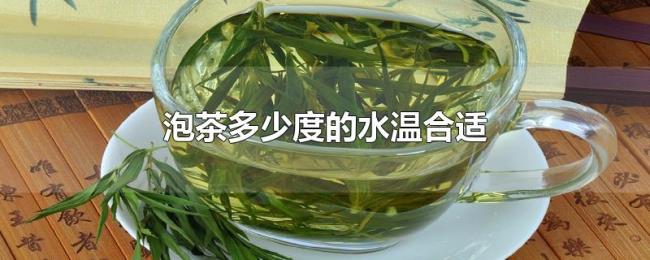泡茶多少度的水温合适