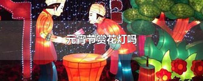 元宵节赏花灯吗
