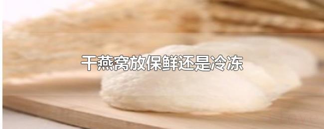 干燕窝放保鲜还是冷冻 干燕窝放保鲜还是冷冻