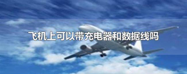飞机上可以带充电器和数据线吗