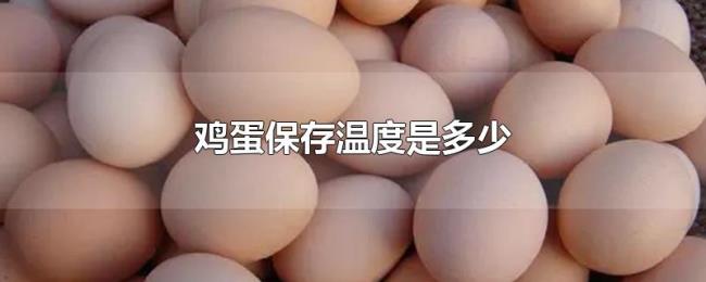 鸡蛋保存温度是多少 鸡蛋保存温度是多少