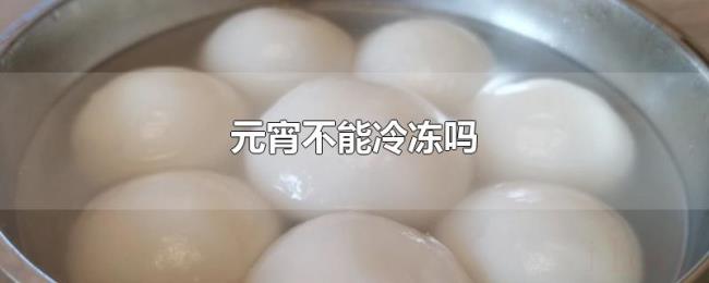 元宵不能冷冻吗 元宵不能冷冻吗