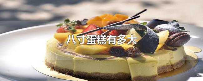 八寸蛋糕有多大 八寸蛋糕有多大