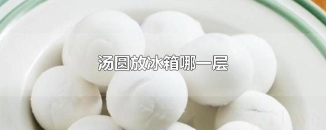 汤圆放冰箱哪一层