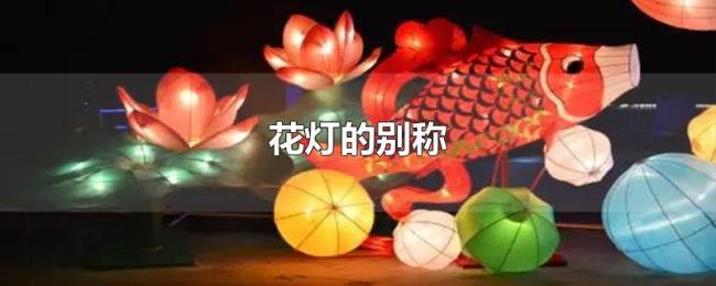 花灯的别称 花灯的别称
