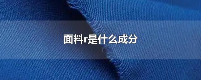 面料r是什么成分 面料r是什么成分