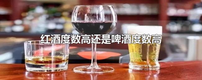 红酒度数高还是啤酒度数高