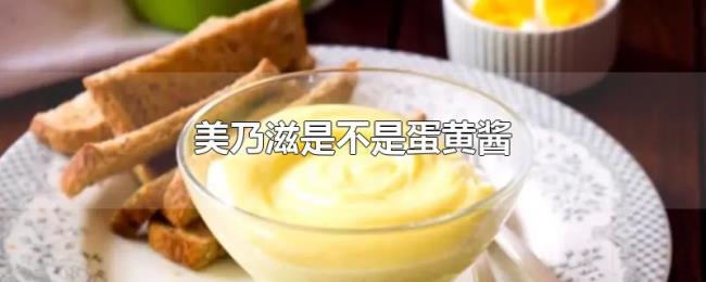 美乃滋是不是蛋黄酱 美乃滋是不是蛋黄酱